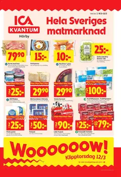 Förhandsgranska reklamblad Hörby från butik ICA Kvantum gäller från 09/03/2026
