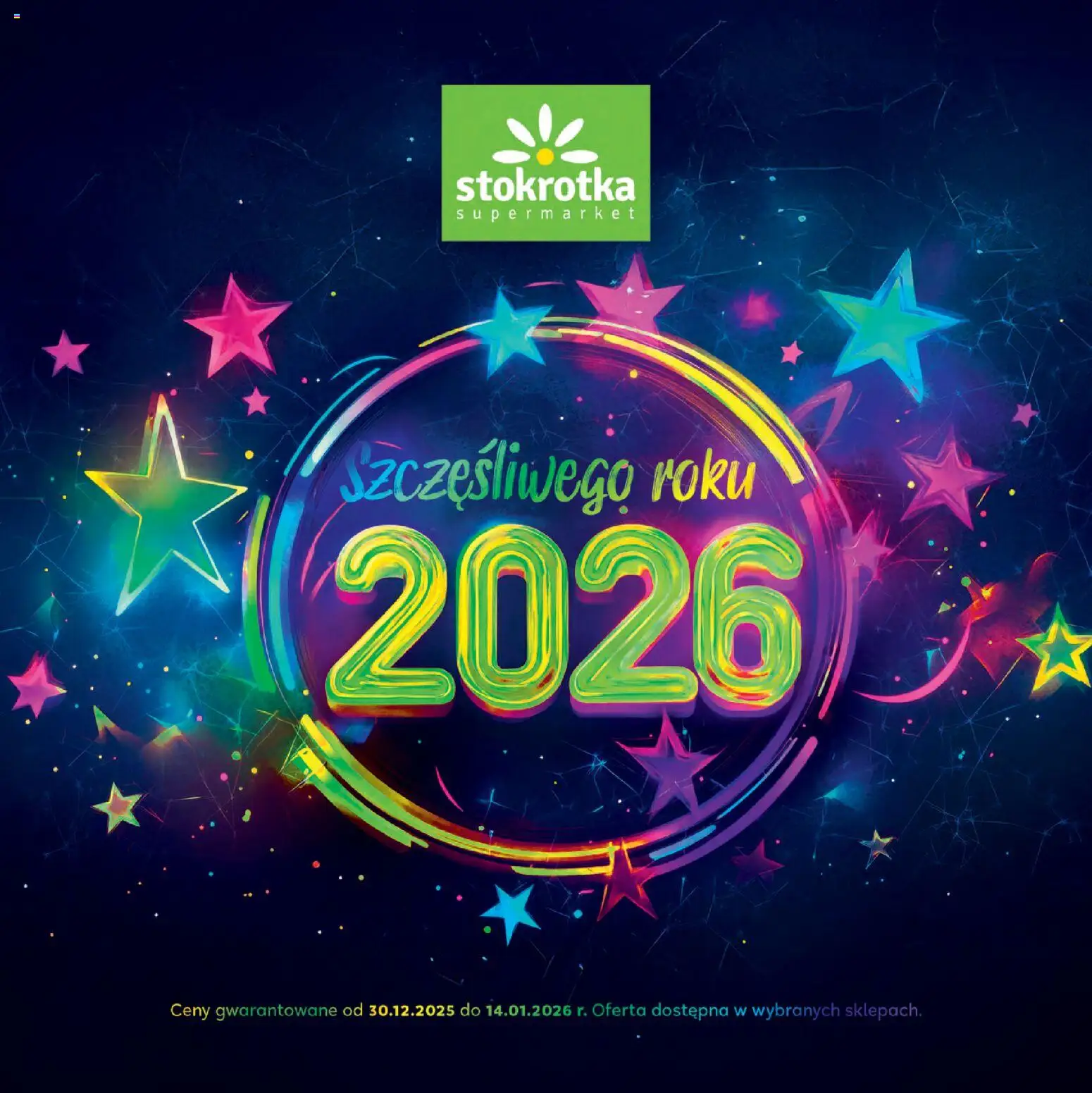 Pogląd gazetki "Sylwester" ze sklepu Stokrotka ważnej od 30.12.2025