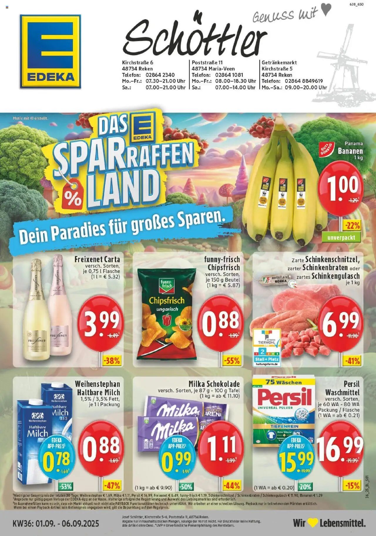EDEKA Prospekt ab 01.09.2025 - Prospekt Reken Online