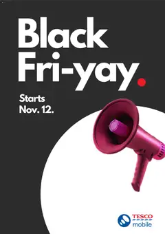 Preview of Tesco Black Friday notice valid from 03/11/2025