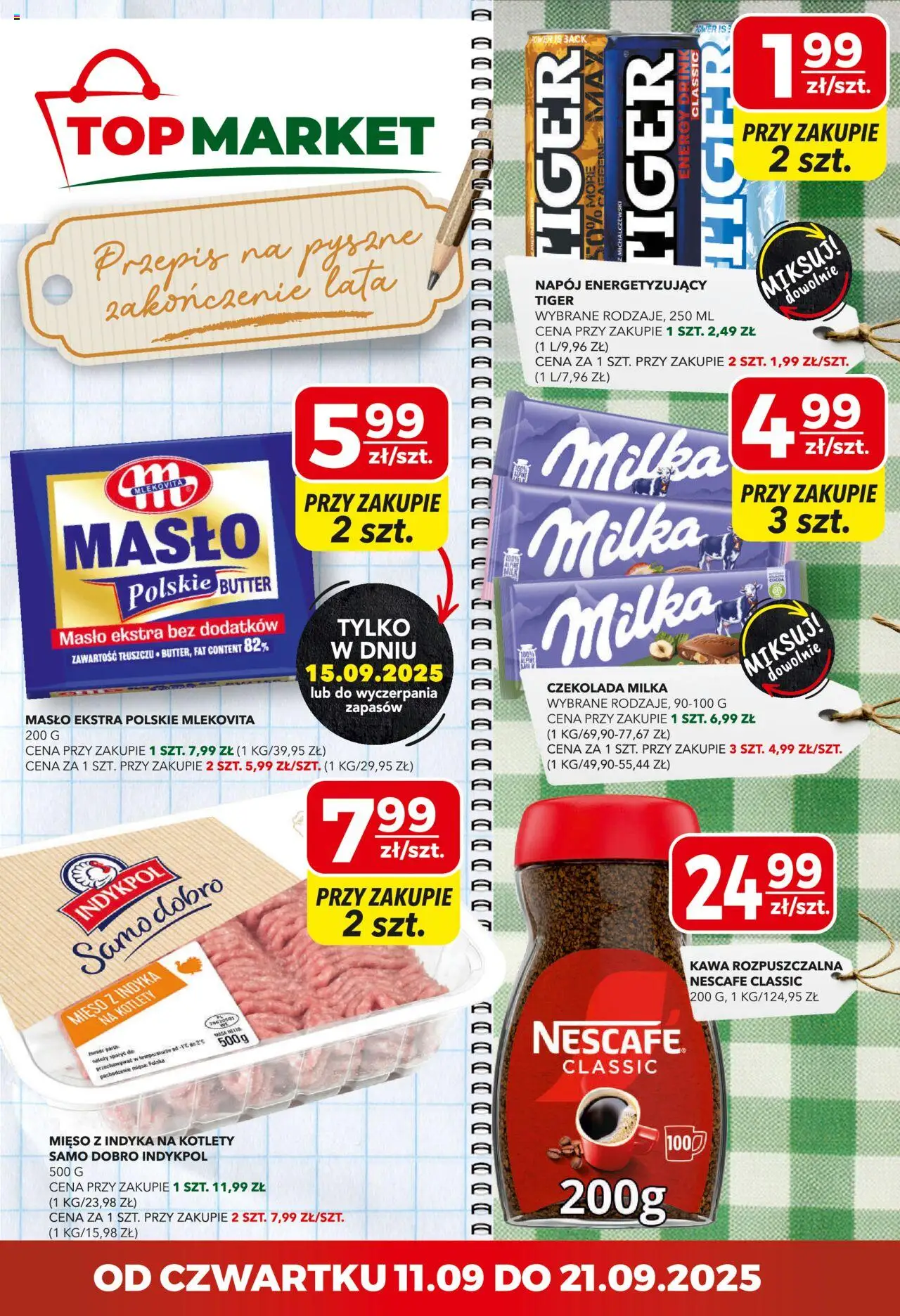 Top Market Gazetka od 11.09.2025 - Nowa Gazetka - Numer strony 1