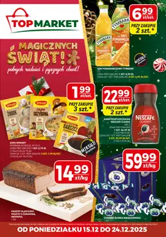 Pogląd gazetki "Gazetka" ze sklepu Top Market ważnej od 15.12.2025