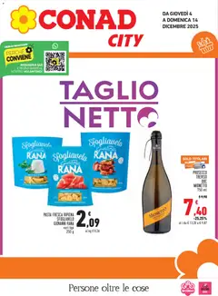 Anteprima dell'opuscolo Volantino City Piemonte dal negozio Conad valido da 04/12/2025