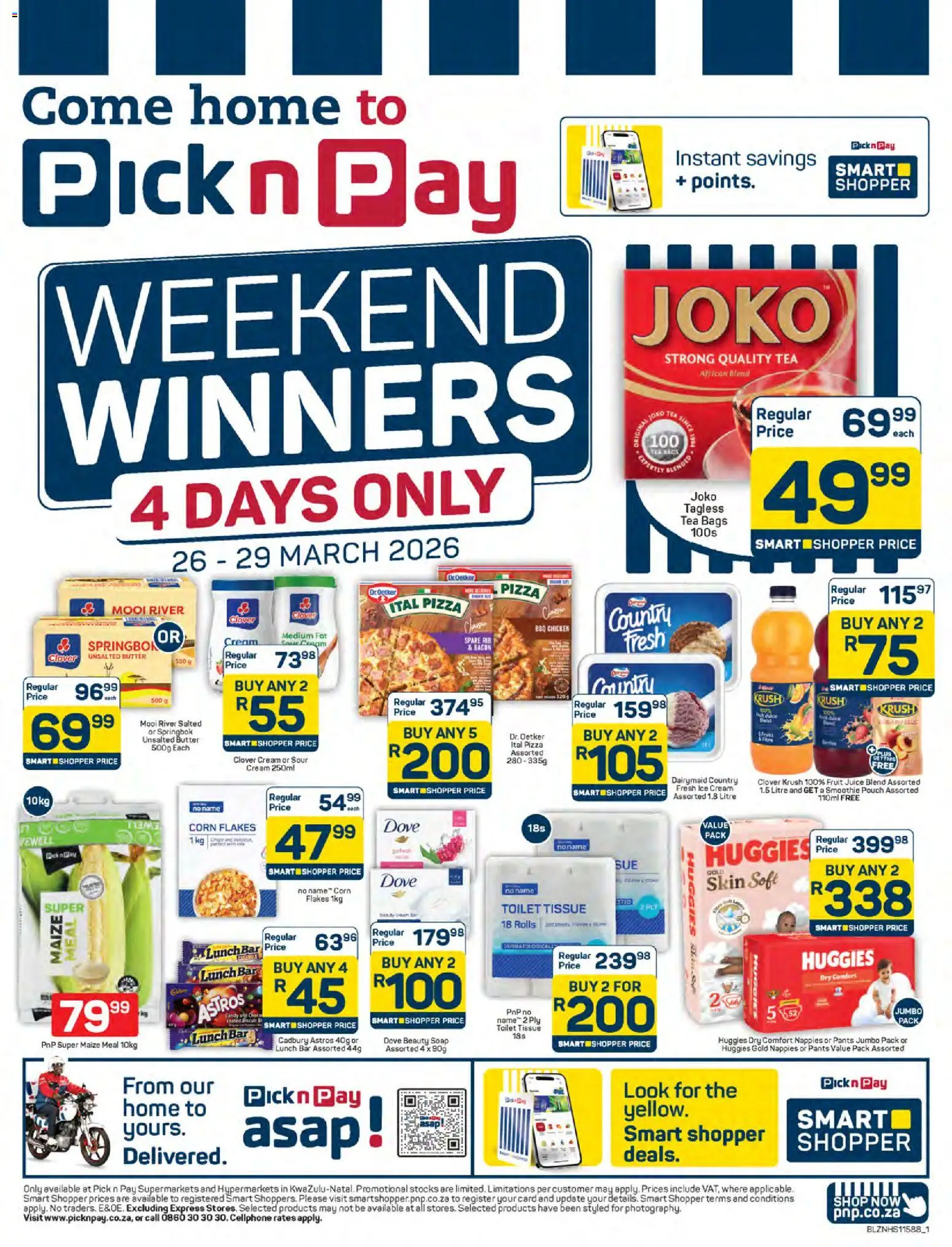 Preview of Pick n Pay flyer valid from 26/03/2026