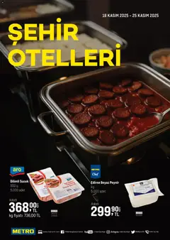 Metro Şehir Otelleri 18.11.2025 - Broşürünün önizlemesi