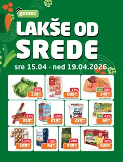 Pregled Gomex kataloga - važi od 15.04.2026