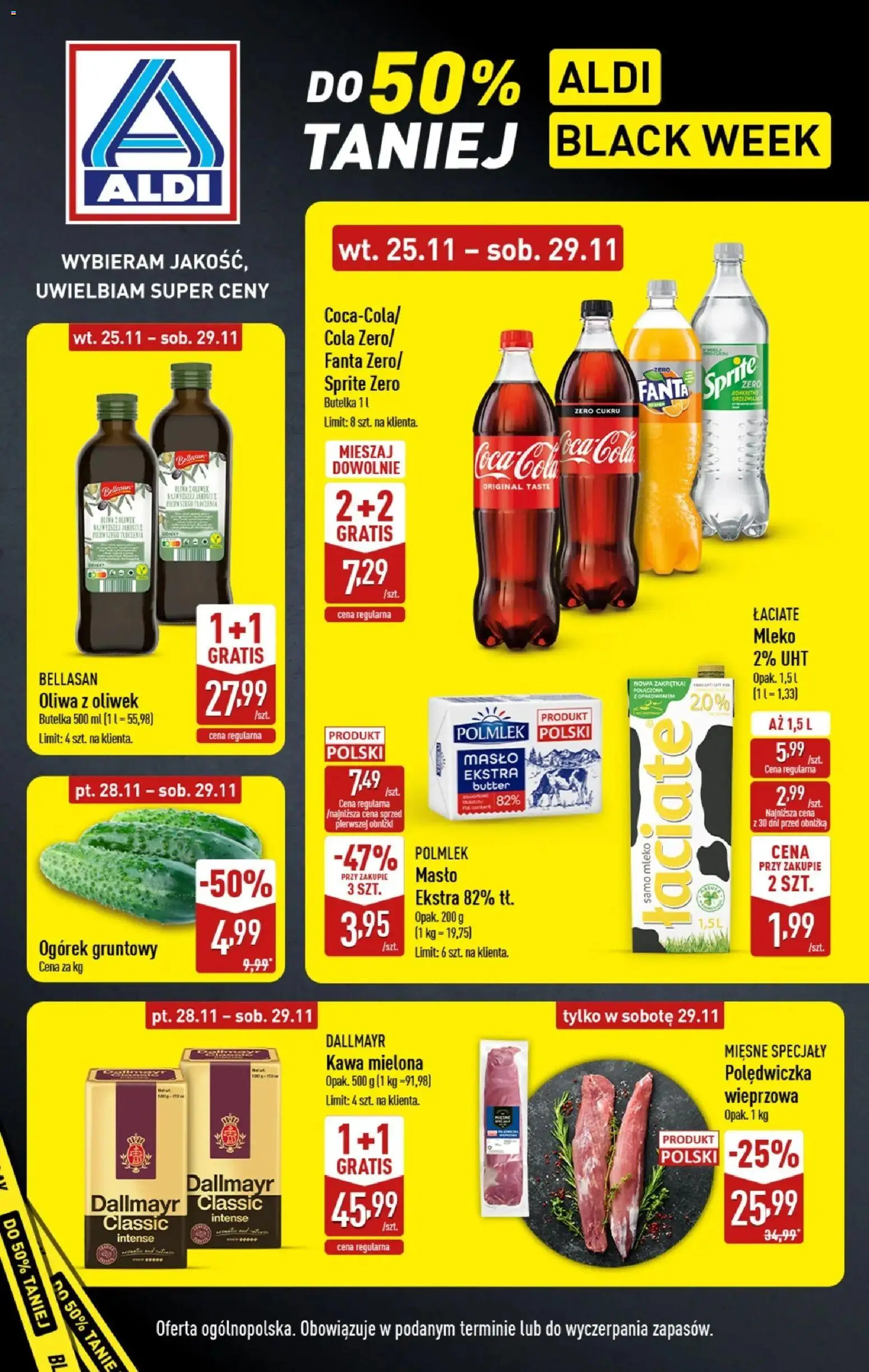 Pogląd gazetki "Black Friday" ze sklepu Aldi ważnej od 25.11.2025