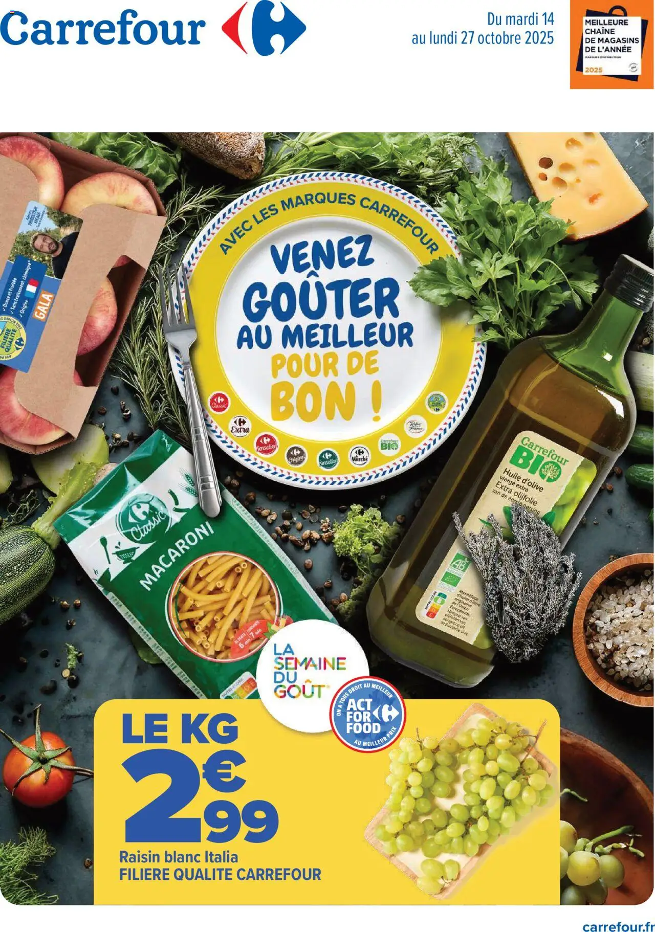 Venez goûter au meilleur de la boutique Carrefour valable du 14/10/2025 - Page numéro 1
