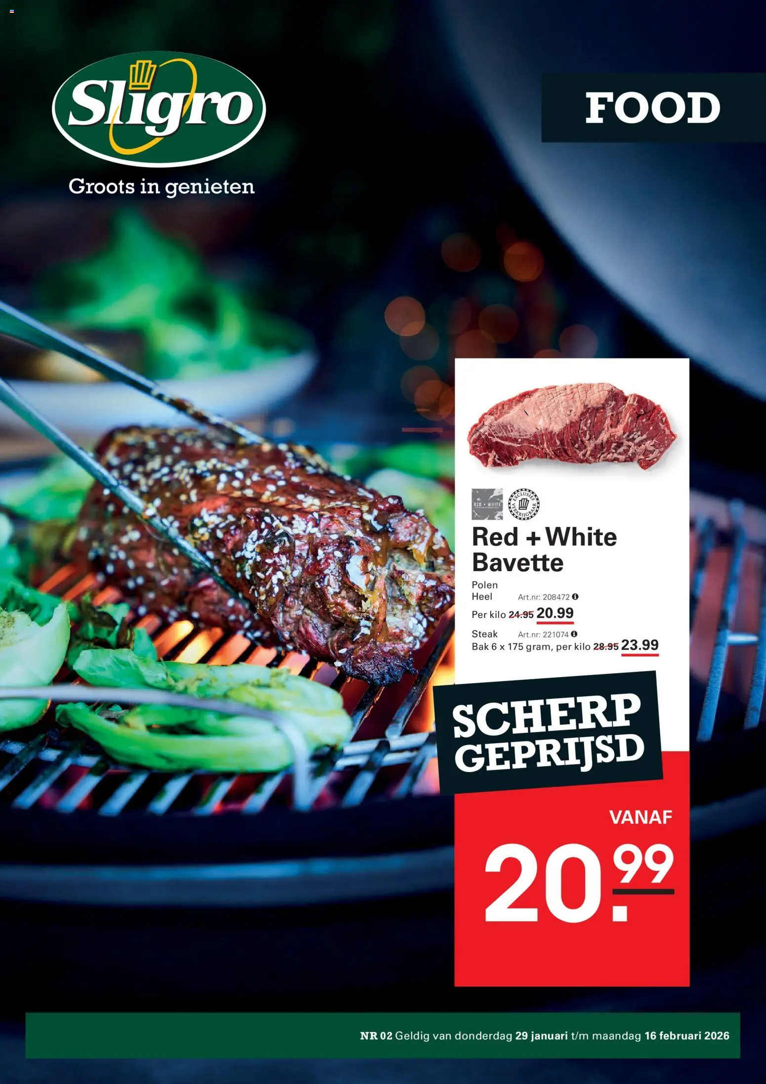 Voorbeeld van Folder van winkel Sligro geldig vanaf 29-01-2026