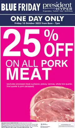 Preview of President Hyper flyer valid from 10/10/2025