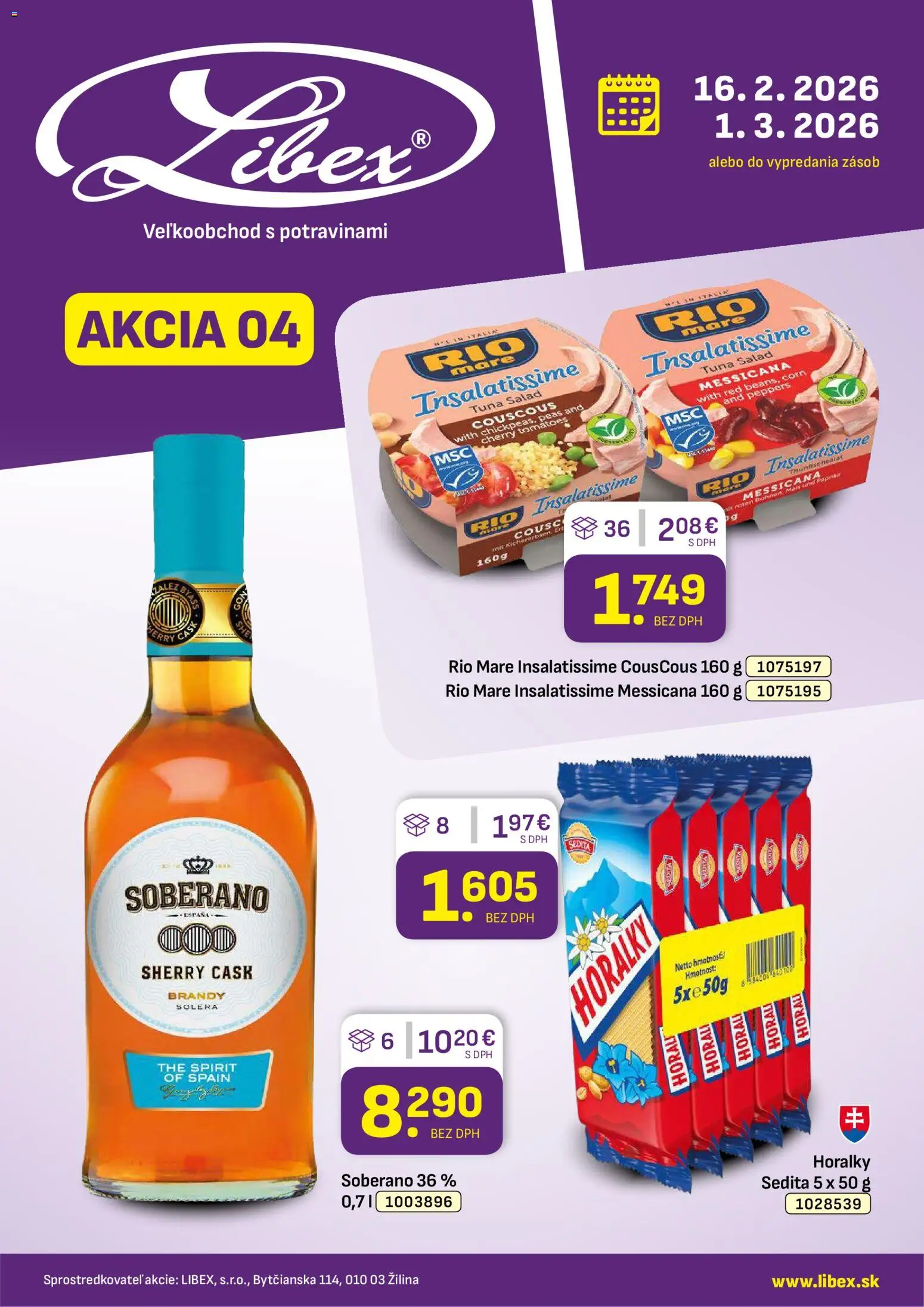 Náhľad Libex letáku platného od 16.02.2026