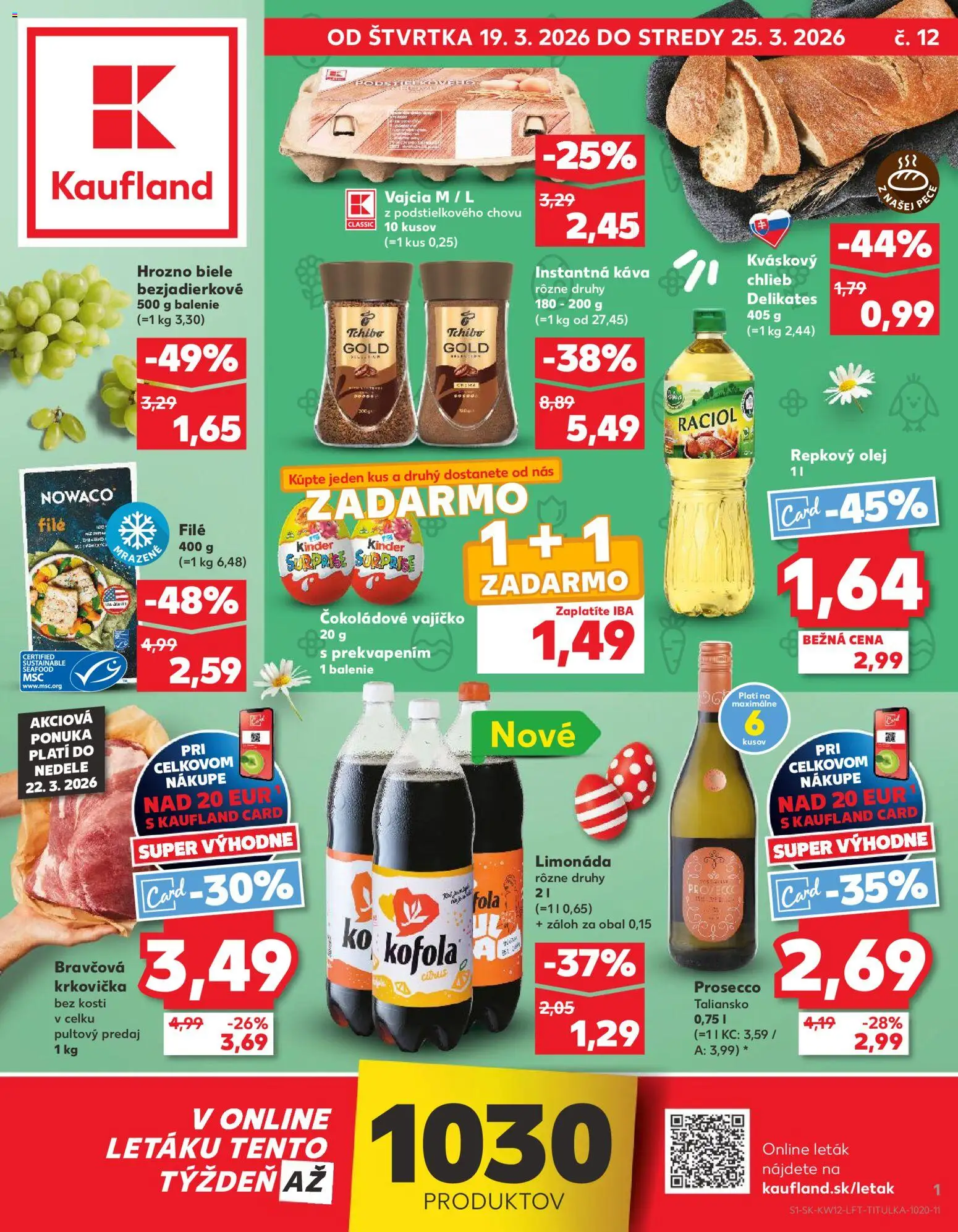 Náhľad Kaufland letáku platného od 19.03.2026