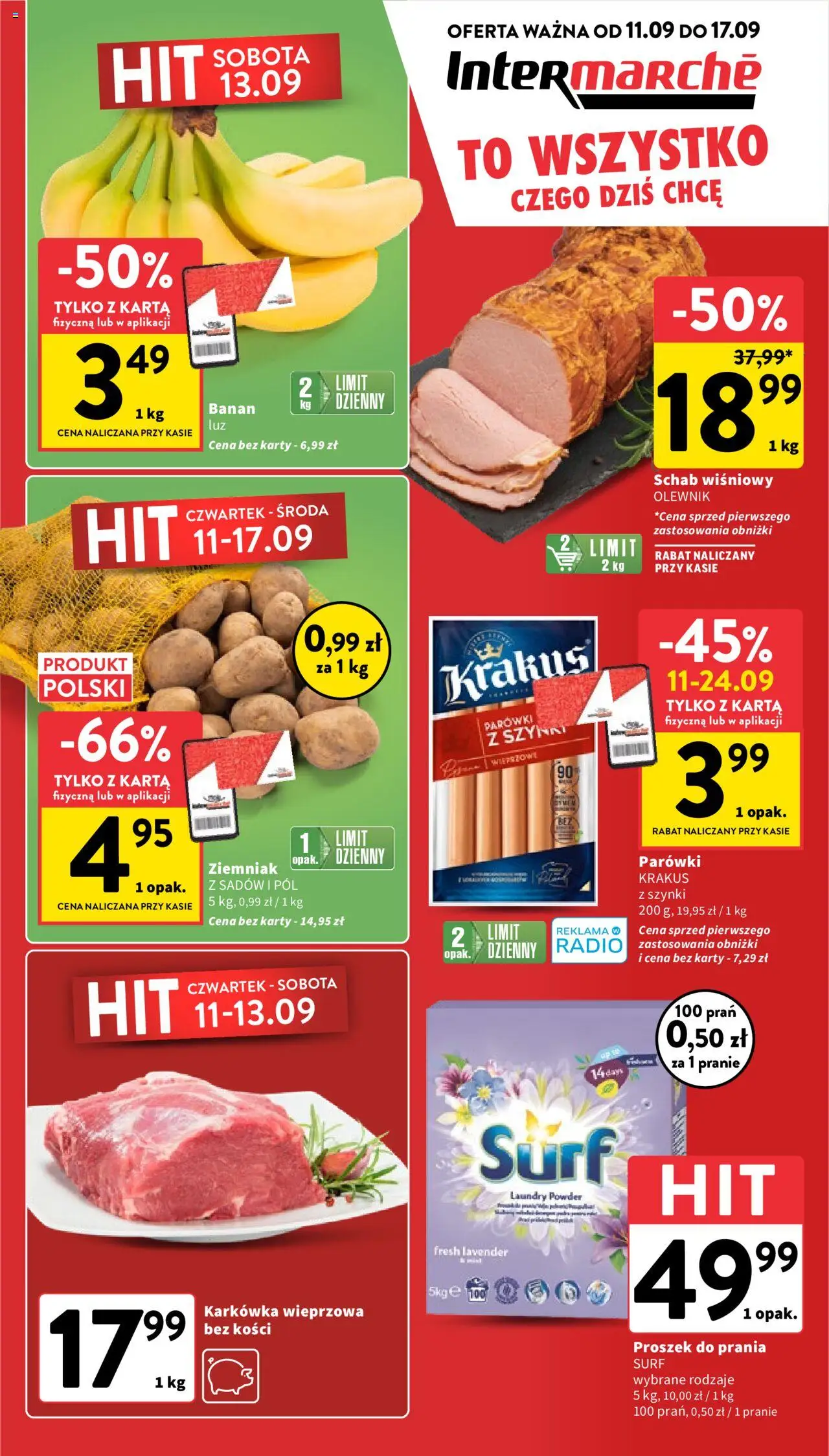 Intermarche Gazetka od 11.09.2025 - Nowa Gazetka - Numer strony 1