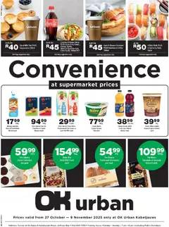 Preview of OK Foods flyer valid from 27/10/2025