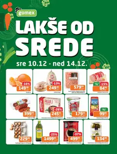 Pregled Gomex kataloga - važi od 10.12.2025