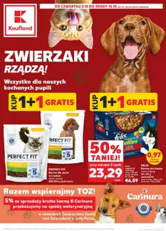Pogląd gazetki "Zwierzęta" ze sklepu Kaufland ważnej od 02.10.2025