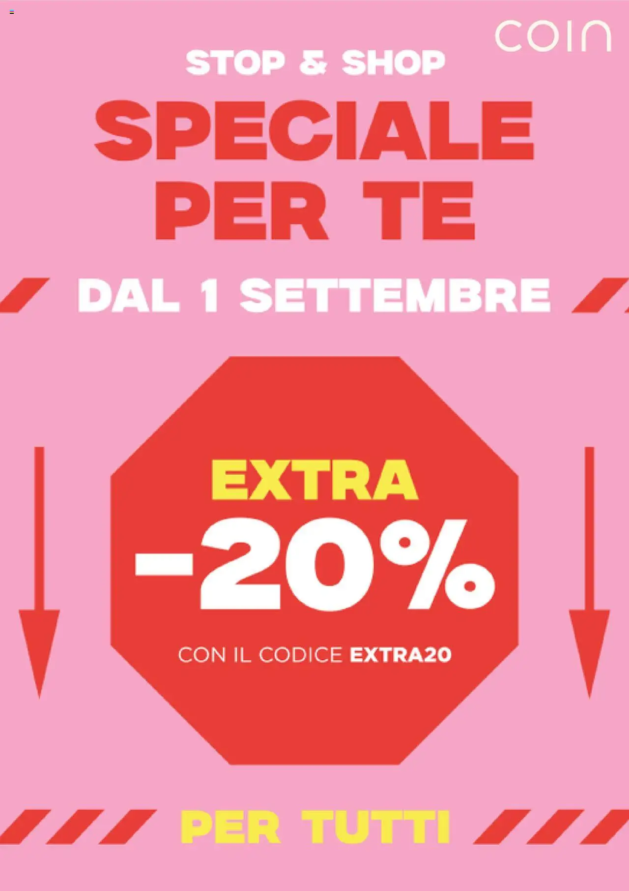 Volantino Coin valido da 08/09/2025 numero di pagina 1