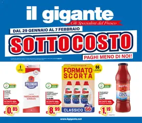 Anteprima dell'opuscolo Attuale volantino dal negozio Il Gigante valido da 29/01/2026