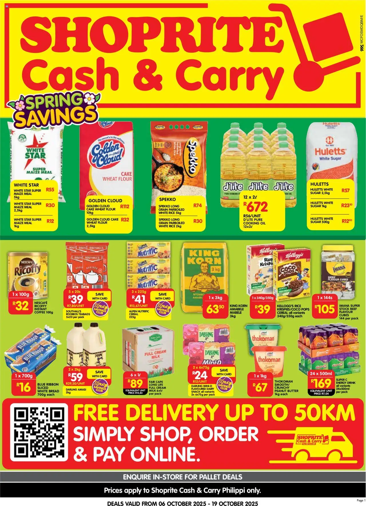 Shoprite Western Cape - Cash & Carry Spring Savings Philippi 06/10 - 19/10/2025 >> Catalogue