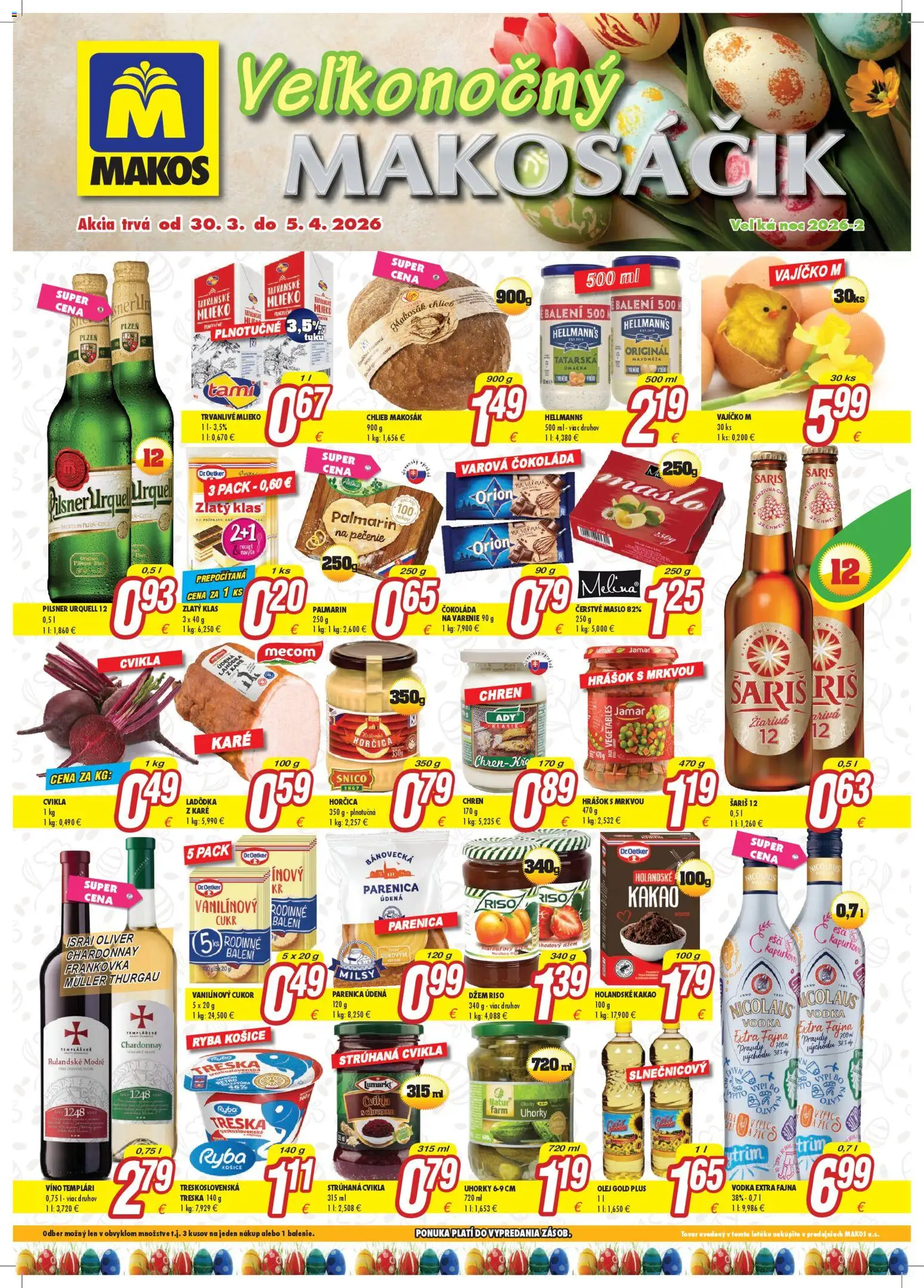 Náhľad Makos letáku platného od 30.03.2026