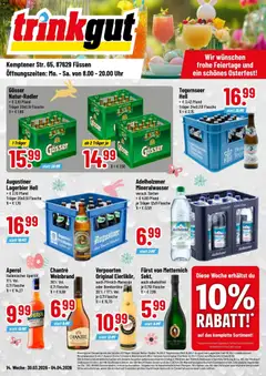 Vorschau von dem Prospekt des Geschäftes Trinkgut, gültig ab dem 30.03.2026