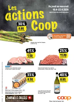 Vorschau des Merkblatts Coop aktionen FR vom Shop Coop gültig von 16.04.2026 bis 22.04.2026