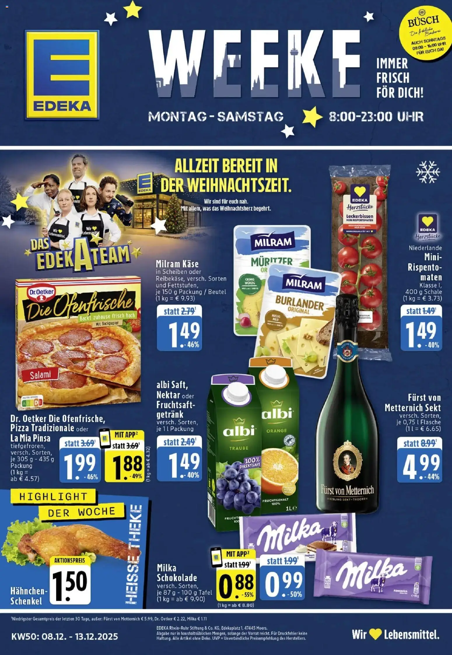 Vorschau von dem Prospekt des Geschäftes Edeka, gültig ab dem 08.12.2025