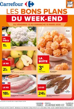 Prévisualisation de Carrefour les bons plans du week-end du magasin Carrefour formulaire valide 13/03/2026