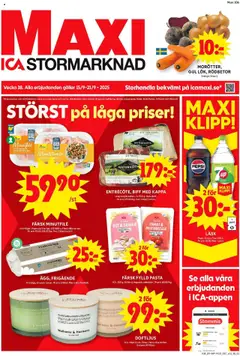 Förhandsgranska reklamblad Stockholm från butik ICA Maxi gäller från 15/09/2025
