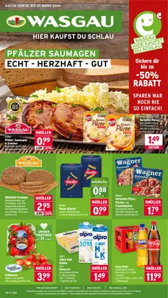 Vorschau von dem Prospekt des Geschäftes Wasgau, gültig ab dem 16.03.2026