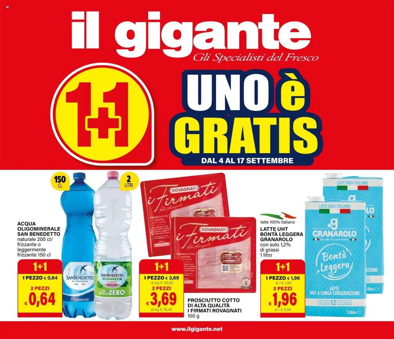 Volantino Il Gigante valido da 04/09/2025 numero di pagina 1