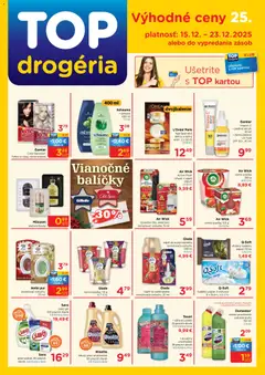 Náhľad TOP Drogéria letáku platného od 15.12.2025
