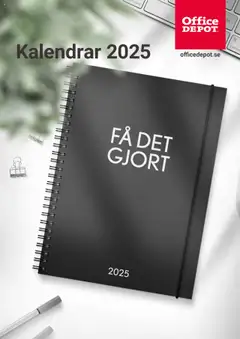 Förhandsgranska reklamblad Kalendrar 2025 från butik Office Depot gäller från 30/07/2024