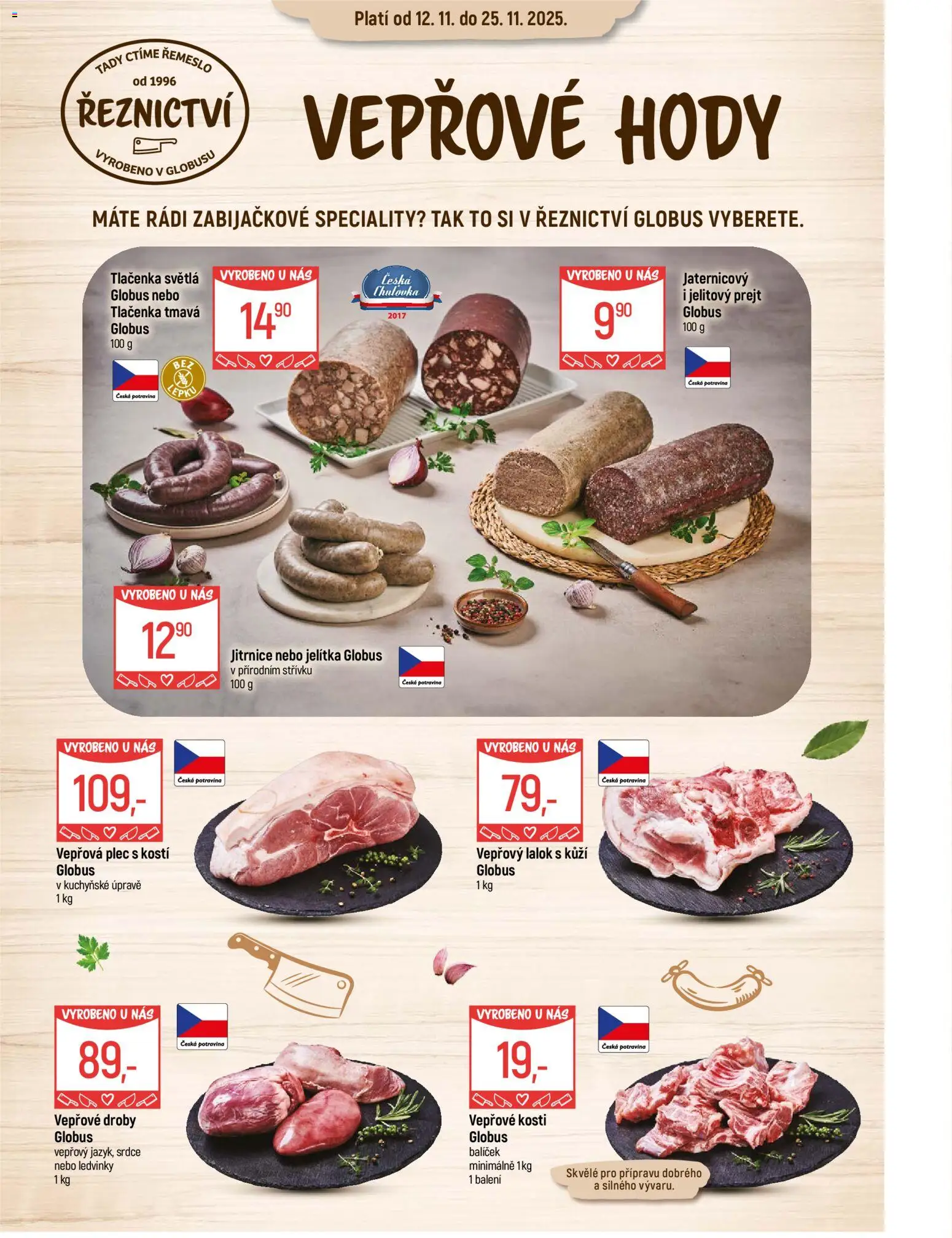 Náhled nabídky: Globus Praha Černý Most platný od 12.11.2025