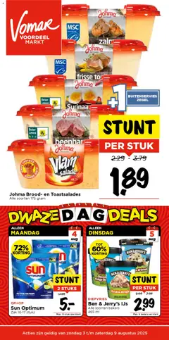 Voorbeeld van Folder week 32 van winkel Vomar geldig vanaf 03-08-2025