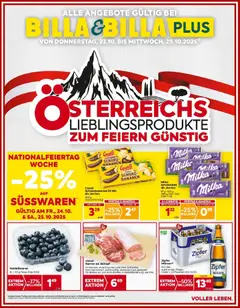 Vorschau der Angebote: Billa BILLA: Flugblatt gültig bei BILLA & BILLA PLUS gültig ab 22.10.2025