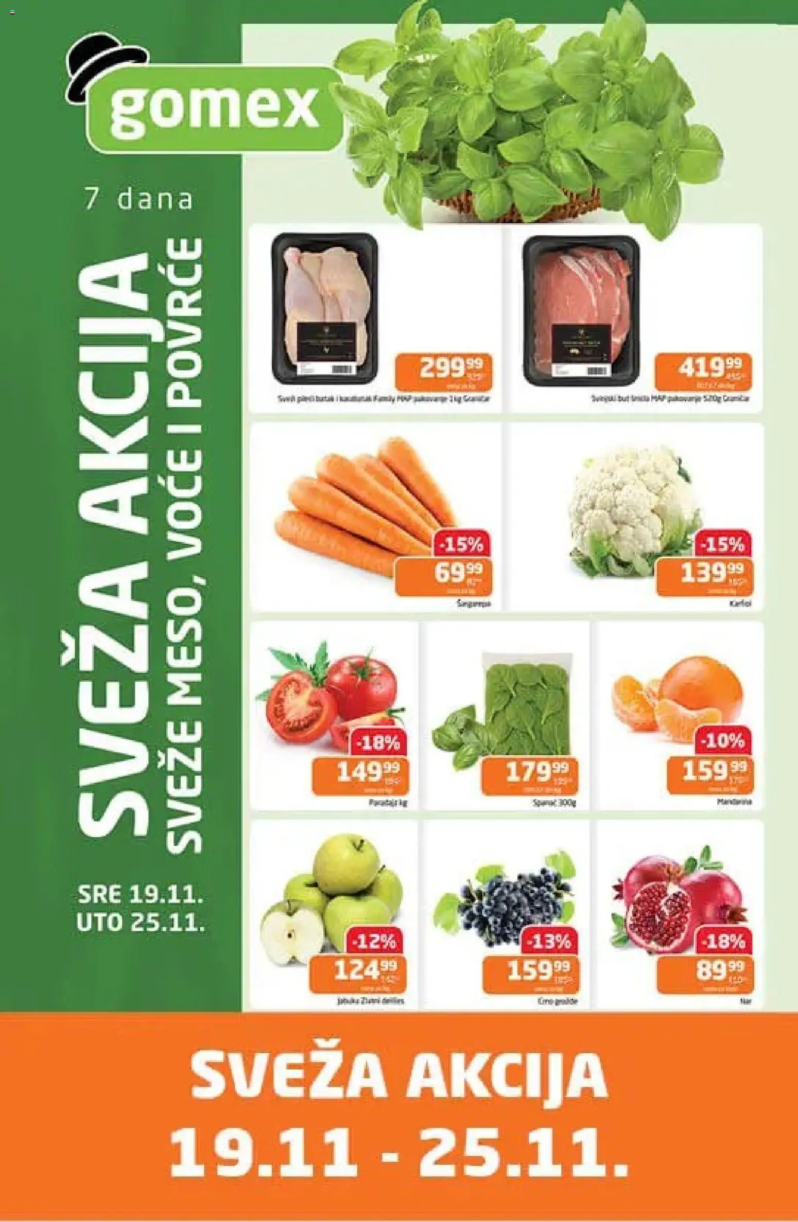Pregled Gomex kataloga - važi od 19.11.2025