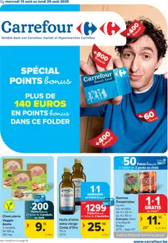 Prévisualisation de Spécial Point Bonus du magasin Carrefour formulaire valide 13/08/2025