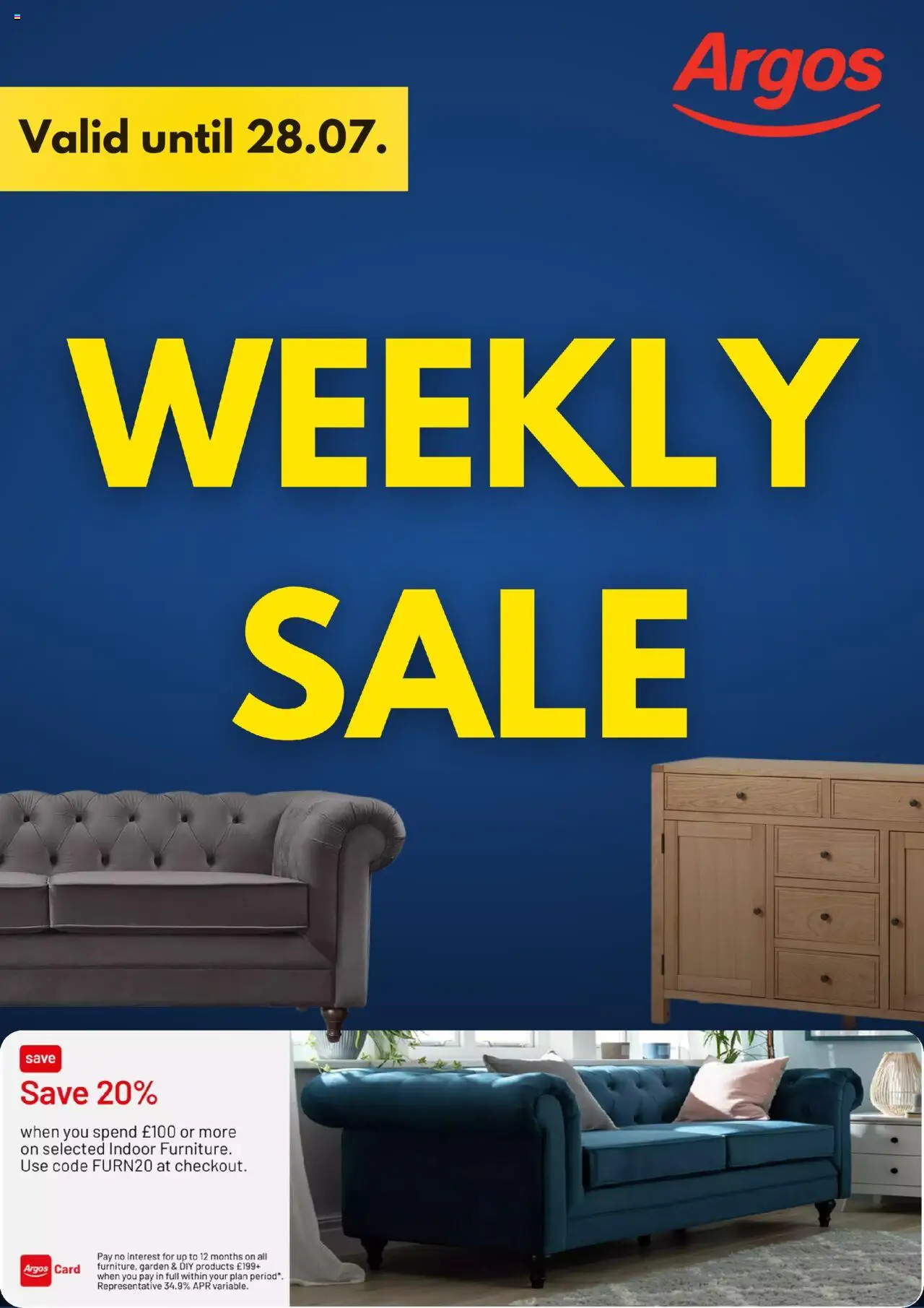 Argos shop Weekly offers valid from 22/07/2025 - Page number 1