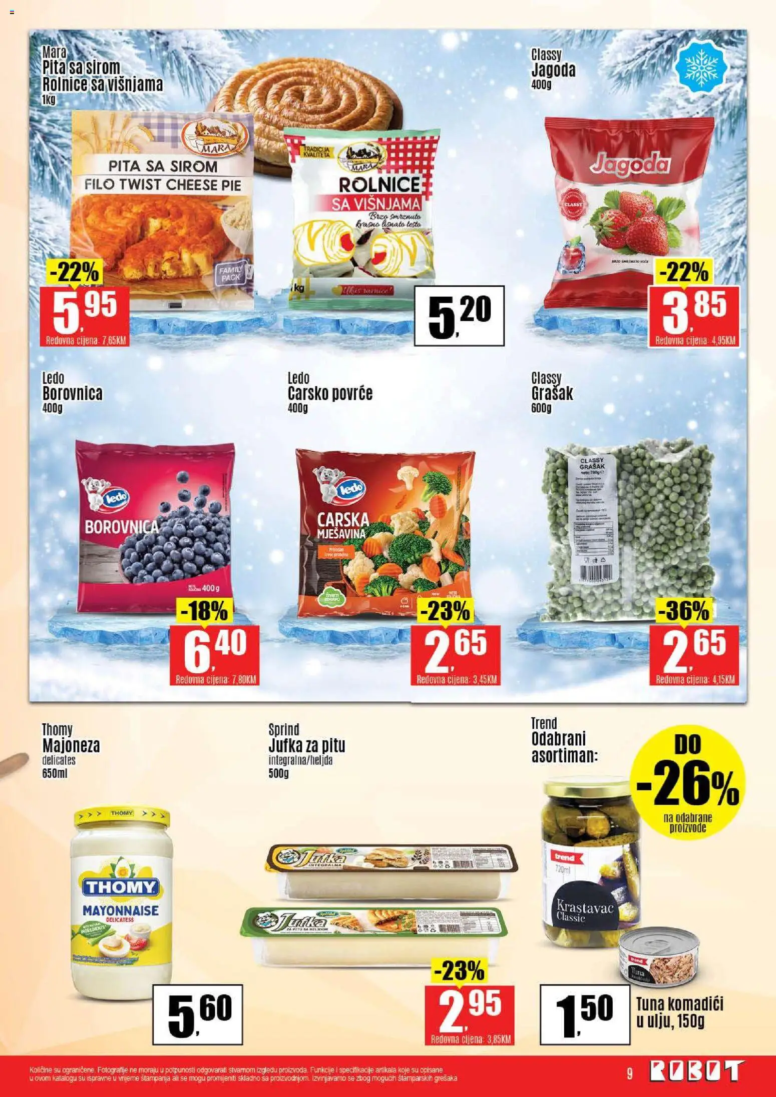 Pregled letka Katalog trgovine Robot vrijedi od 2026.01.07