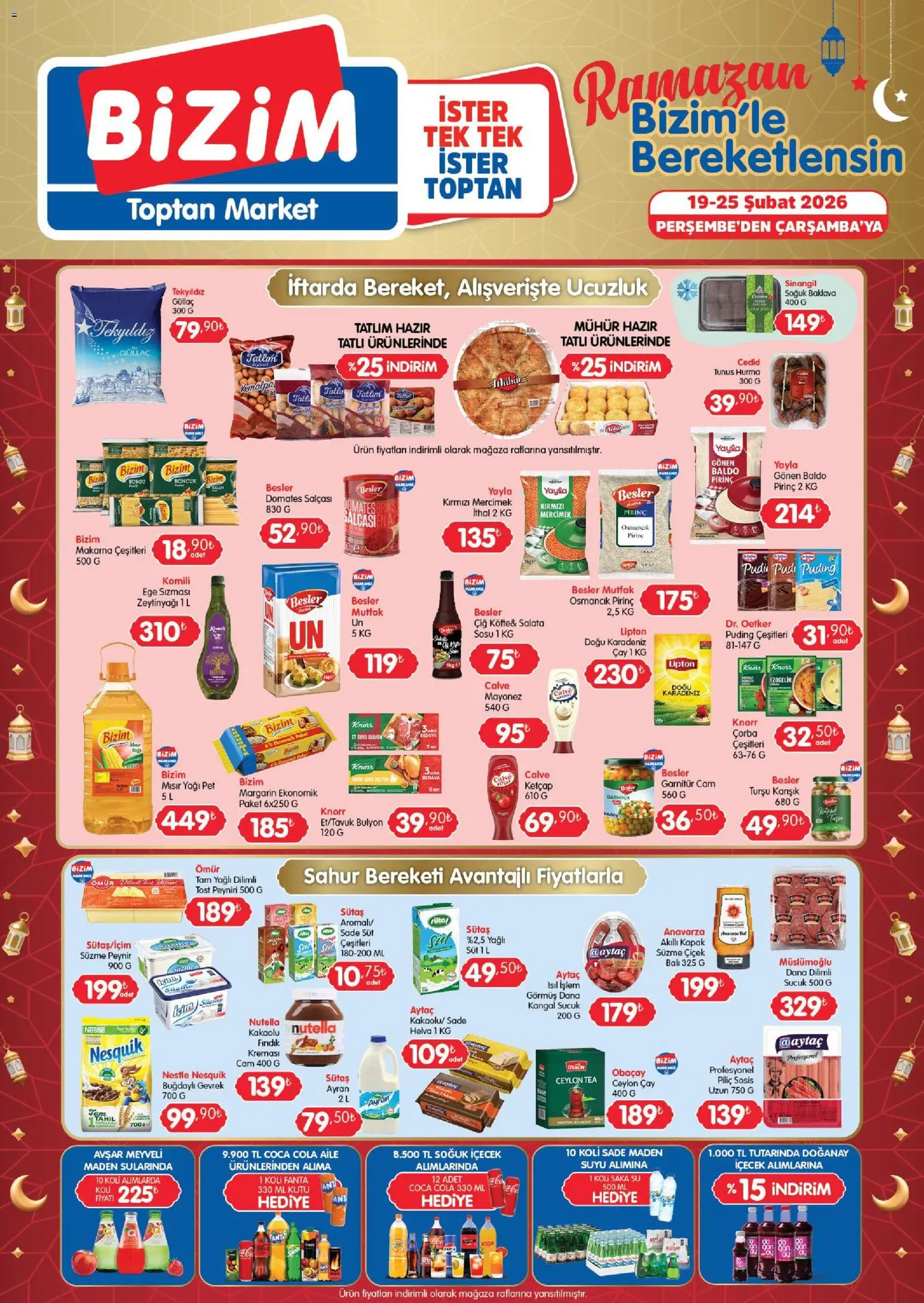 Bizim Toptan Katalog 19.02.2026 - Broşürünün önizlemesi