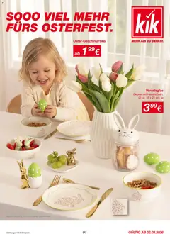 Vorschau von dem Prospekt des Geschäftes Kik, gültig ab dem 02.03.2026