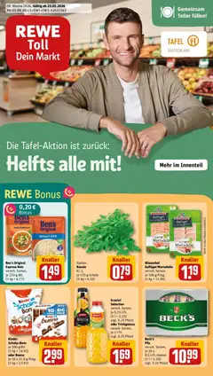 Vorschau von dem Prospekt des Geschäftes Rewe, gültig ab dem 22.02.2026