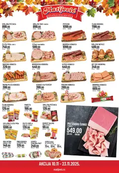 Pregled Matijevic kataloga - važi od 10.11.2025