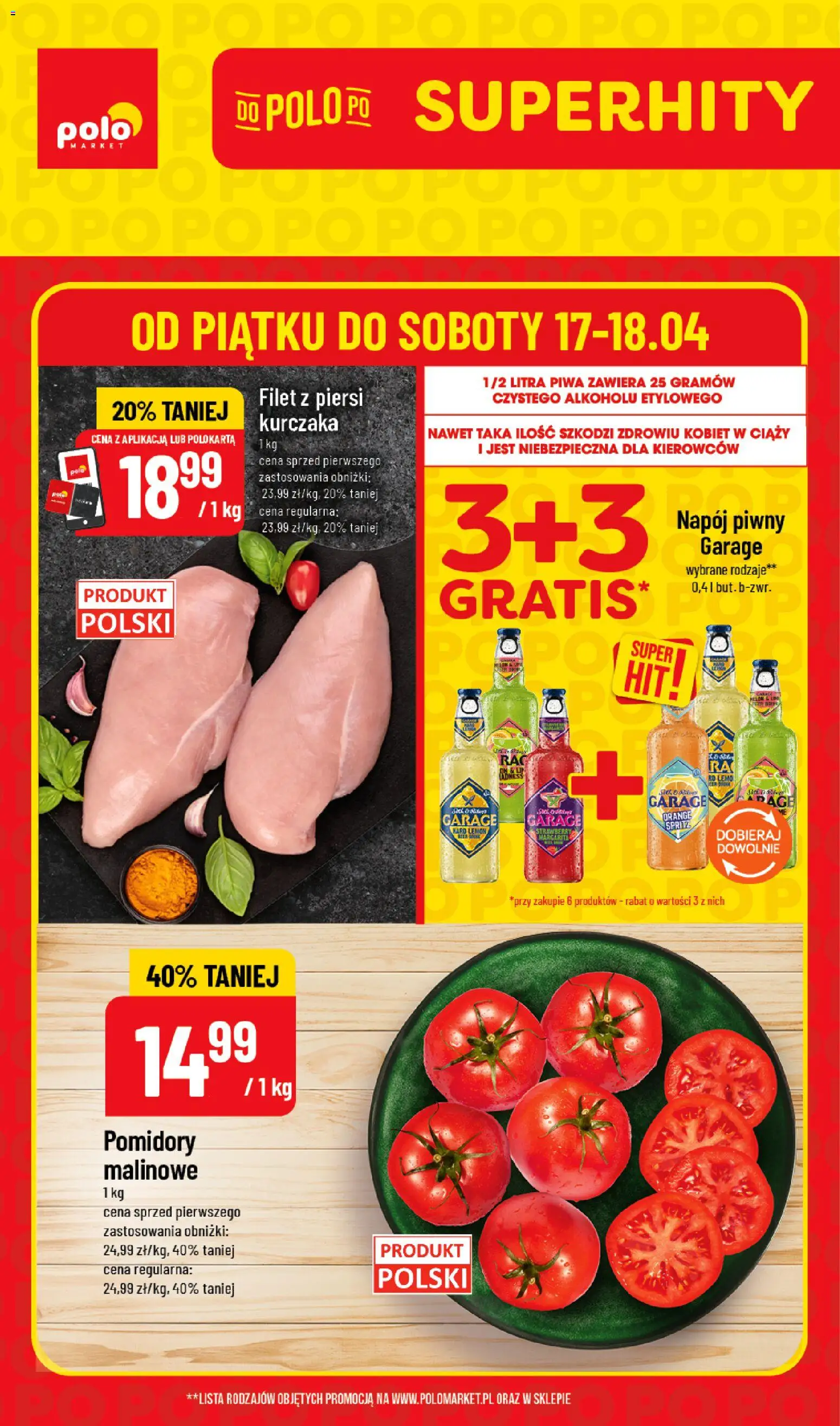 Pogląd gazetki "POLOmarket gazetka - Super Hity" ze sklepu POLOmarket ważnej od 16.04.2026