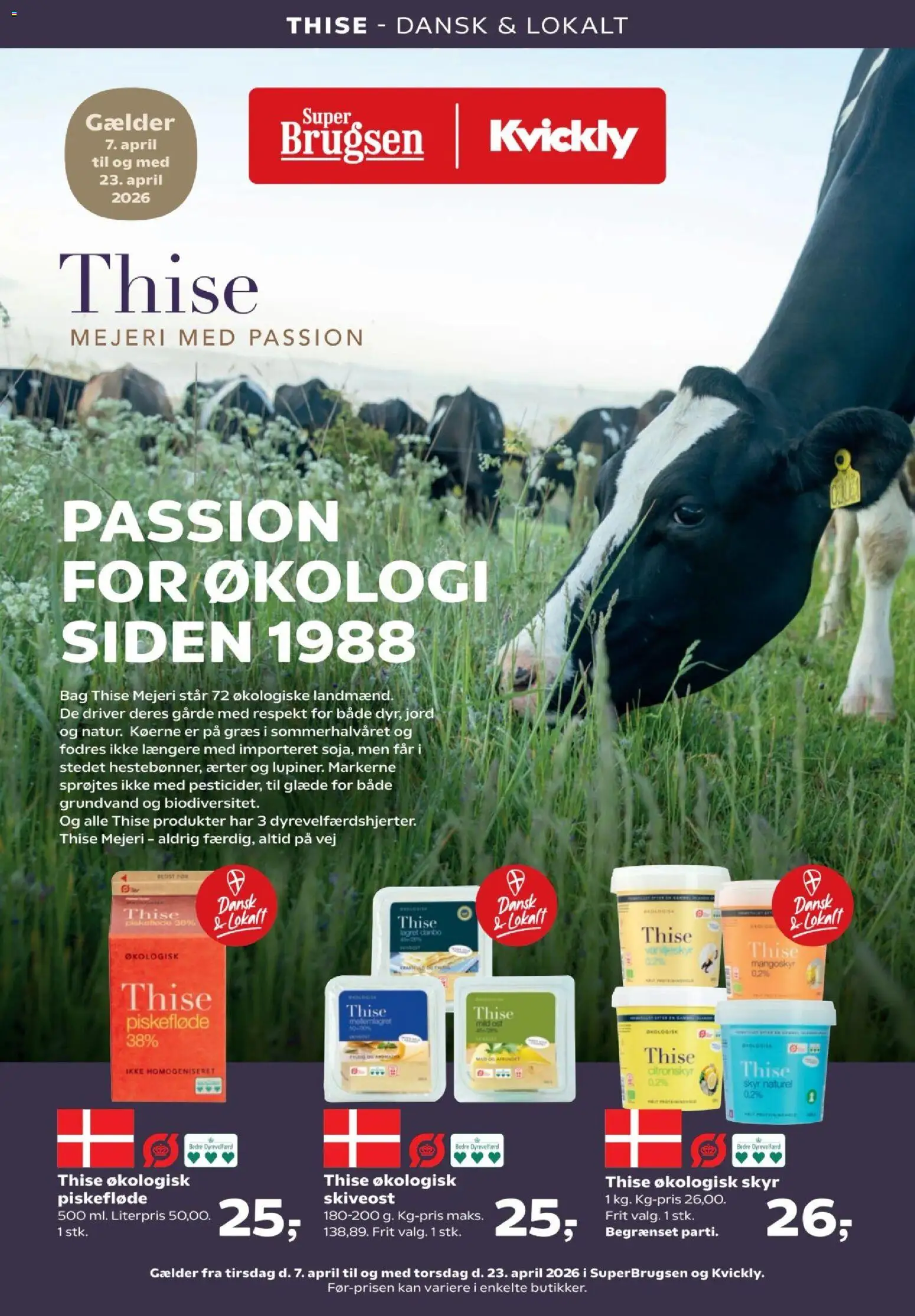 Eksempel på tilbudsavis Kvickly - Thise katalog fra butik Kvickly gyldig fra 07/04/2026