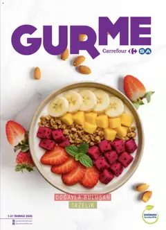 CarrefourSA Gurme Temmuz 2025 01.07.2025 - Broşürünün önizlemesi
