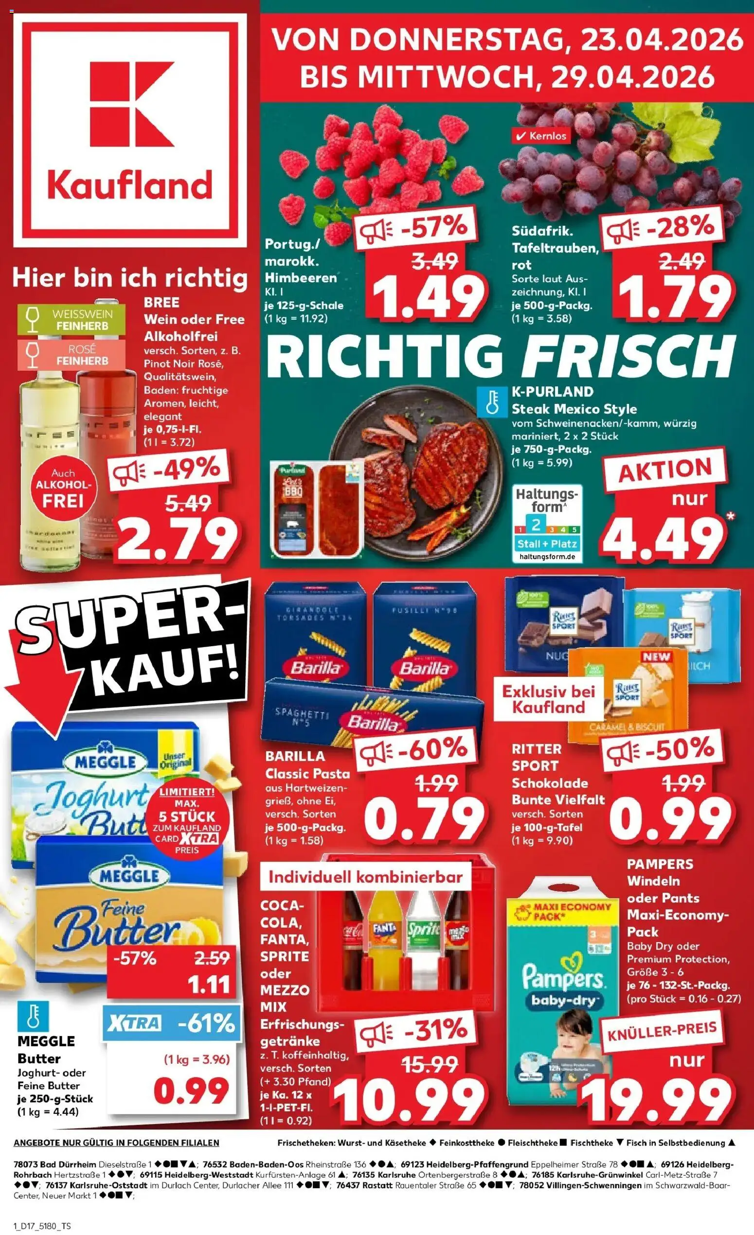 Vorschau von dem Prospekt des Geschäftes Kaufland, gültig ab dem 23.04.2026
