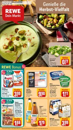 Vorschau von dem Prospekt des Geschäftes Rewe, gültig ab dem 20.10.2025