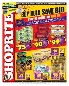 Preview of Shoprite flyer valid from 20/10/2025
